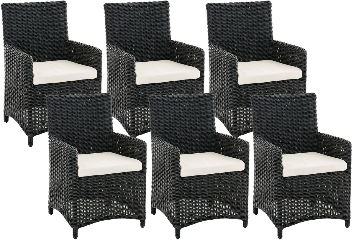 6er Set Stuhl Fontana / Sankt Marlo Cremeweiss 5mm – Ansicht 19