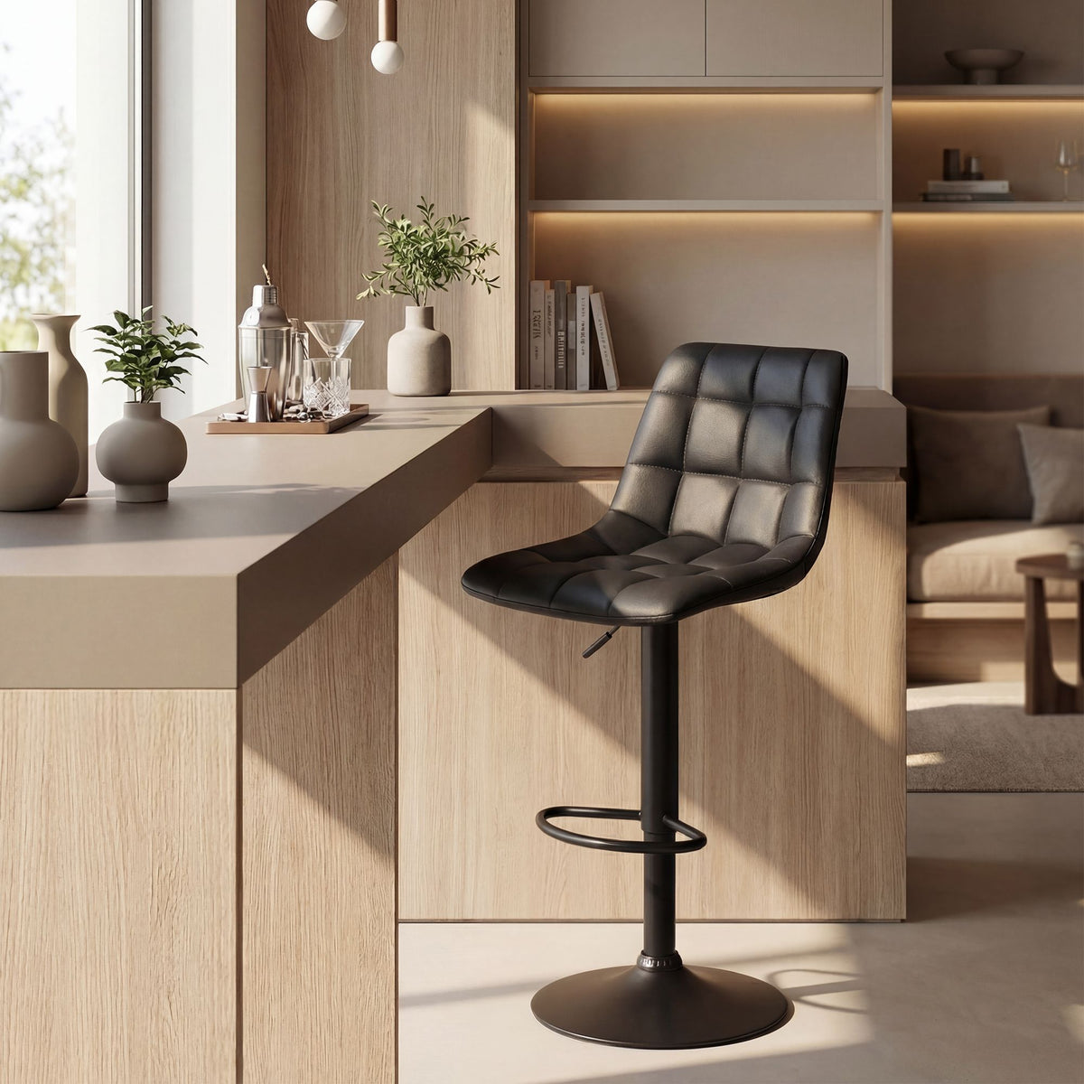Barhocker Mapun Kunstleder – Ansicht 10