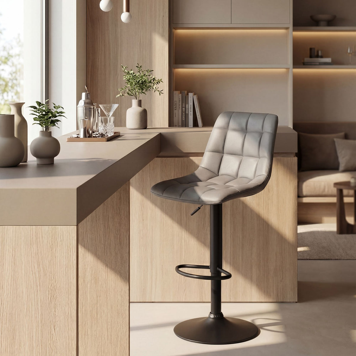Barhocker Mapun Kunstleder – Ansicht 17