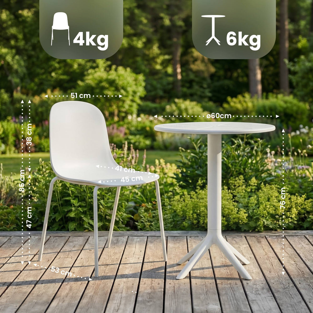 Gartenmöbel-Set Torin mit 2 Stühlen – Ansicht 16