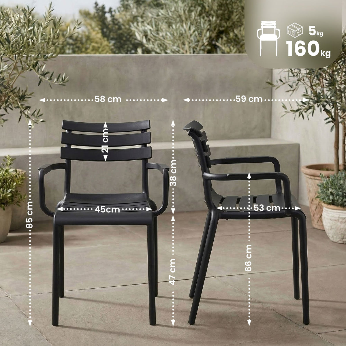 4er Set Stühle Paris – Ansicht 9