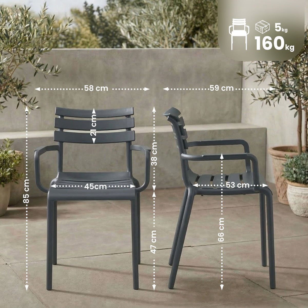 4er Set Stühle Paris – Ansicht 16