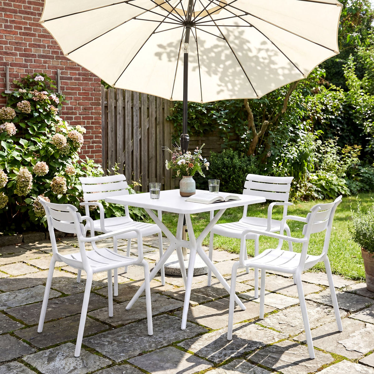 Gartenmöbel-Set Avena mit 4 Stühlen – Ansicht 10