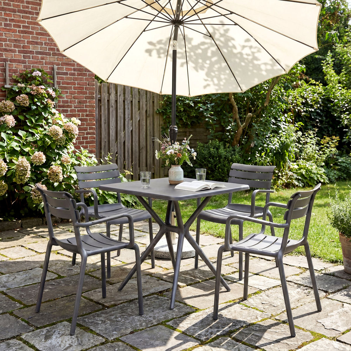 Gartenmöbel-Set Avena mit 4 Stühlen – Ansicht 17