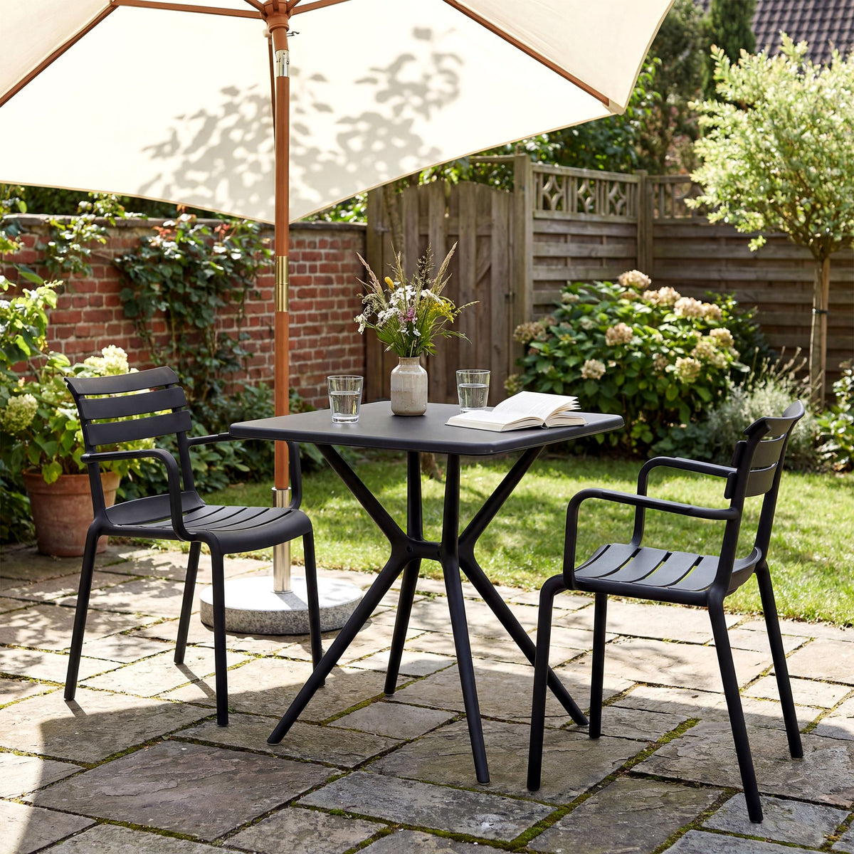 Gartenmöbel-Set Avena mit 2 Stühlen – Ansicht 3