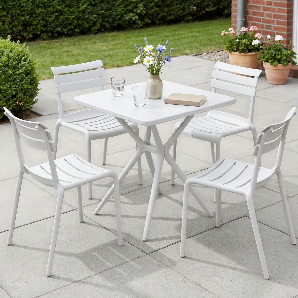 Gartenmöbel-Set Vela mit 4 Stühlen – Ansicht 11