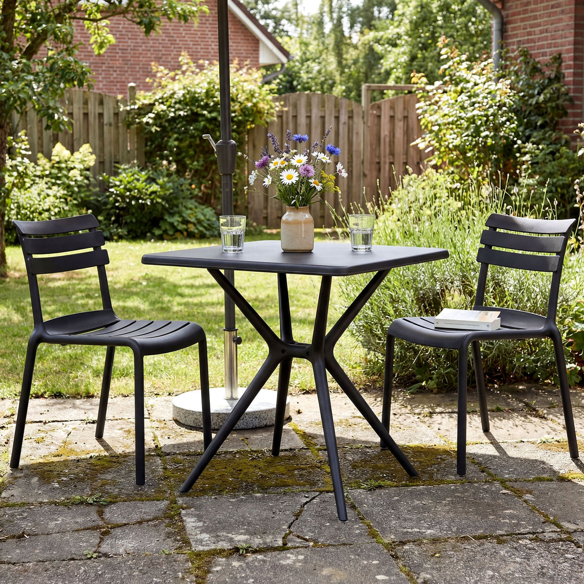 Gartenmöbel-Set Vela mit 2 Stühlen – Ansicht 3