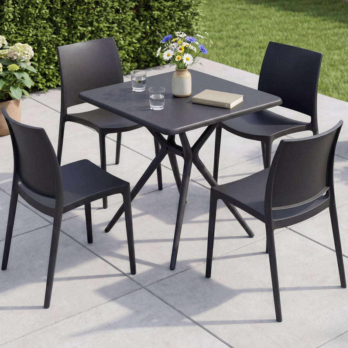 Gartenmöbel-Set Amino mit 4 Stühlen – Ansicht 4