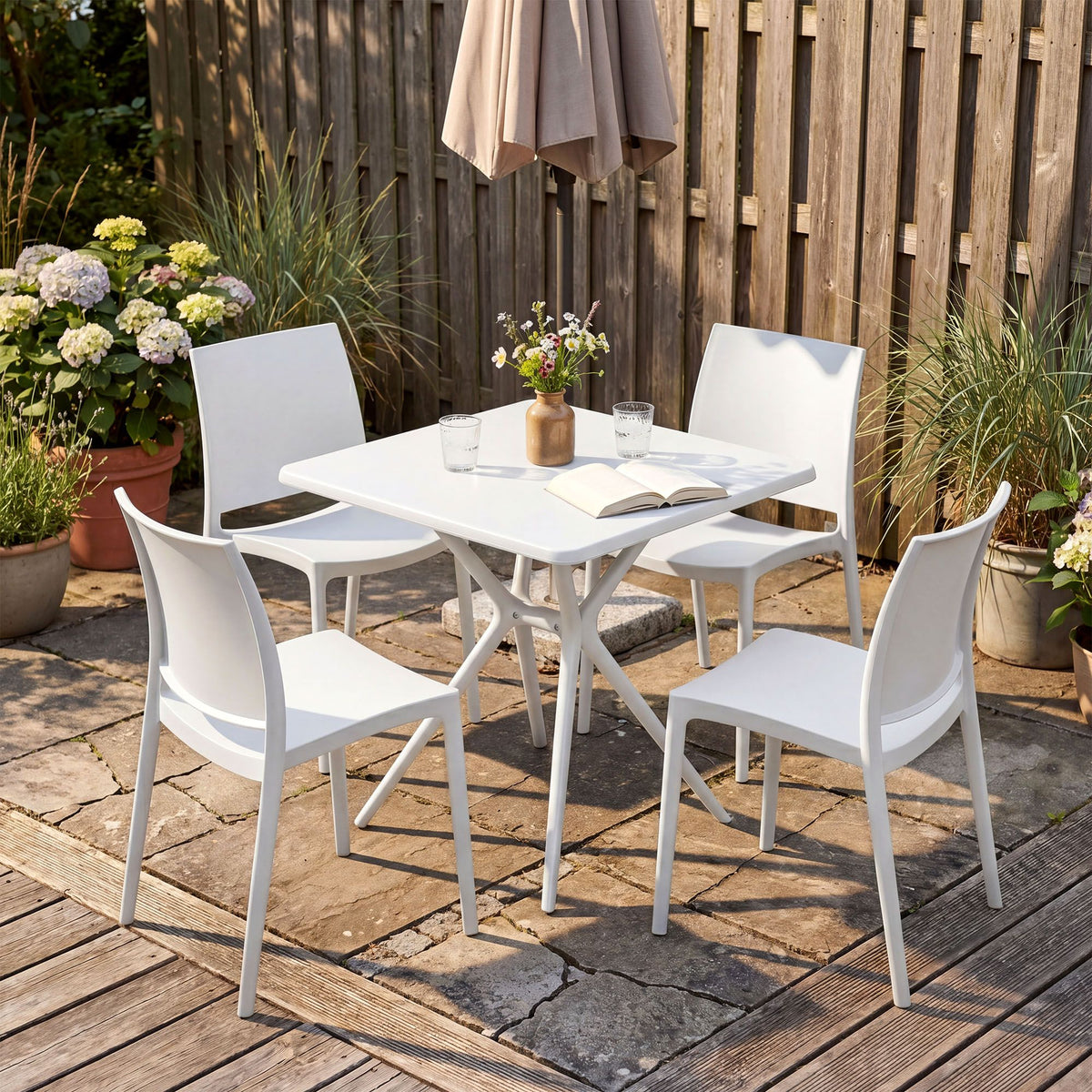 Gartenmöbel-Set Amino mit 4 Stühlen – Ansicht 10
