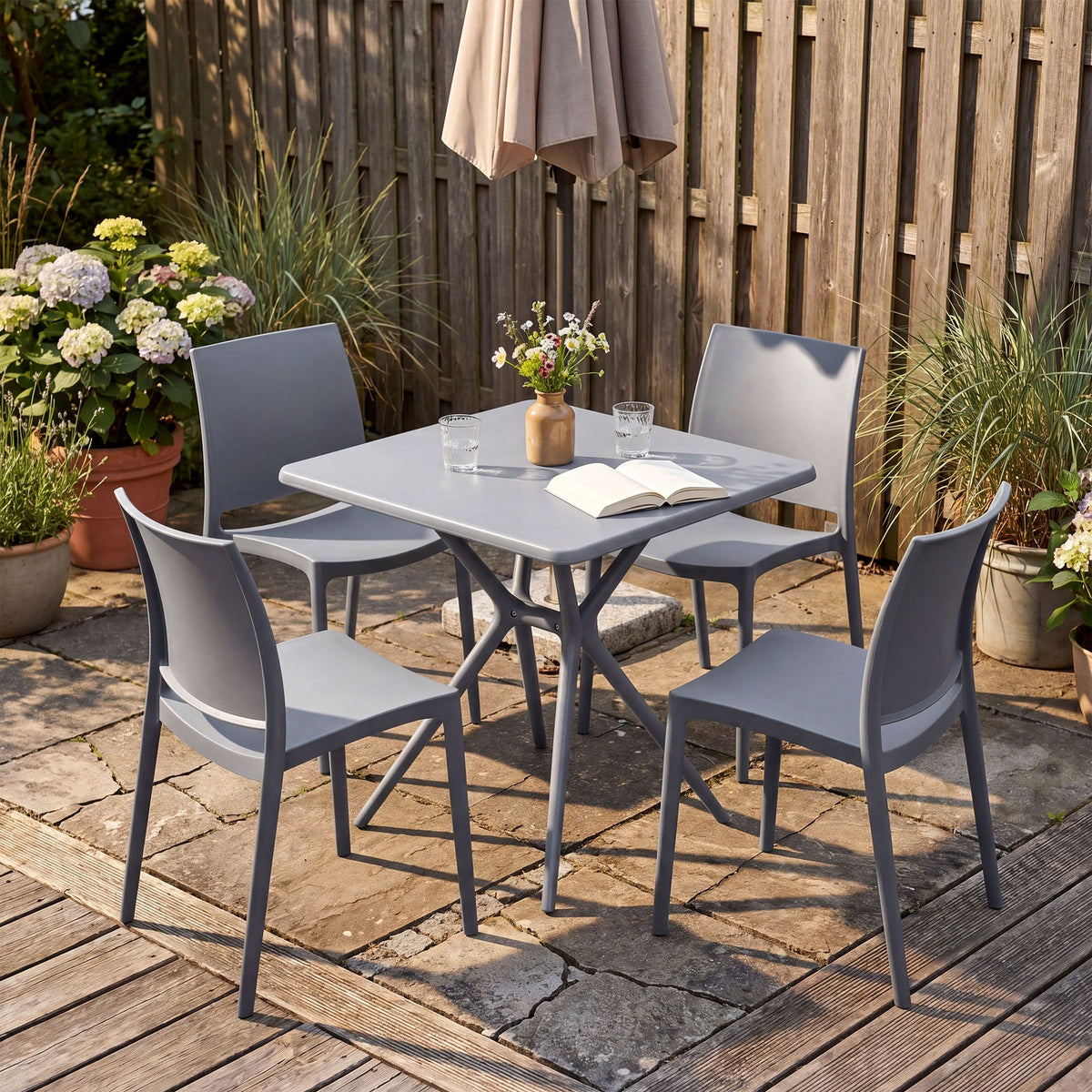 Gartenmöbel-Set Amino mit 4 Stühlen – Ansicht 17
