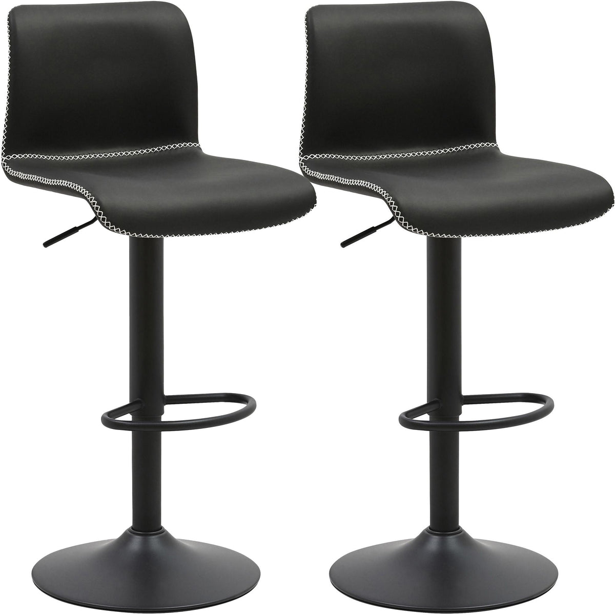 2er Set Barhocker Henchy Kunstleder