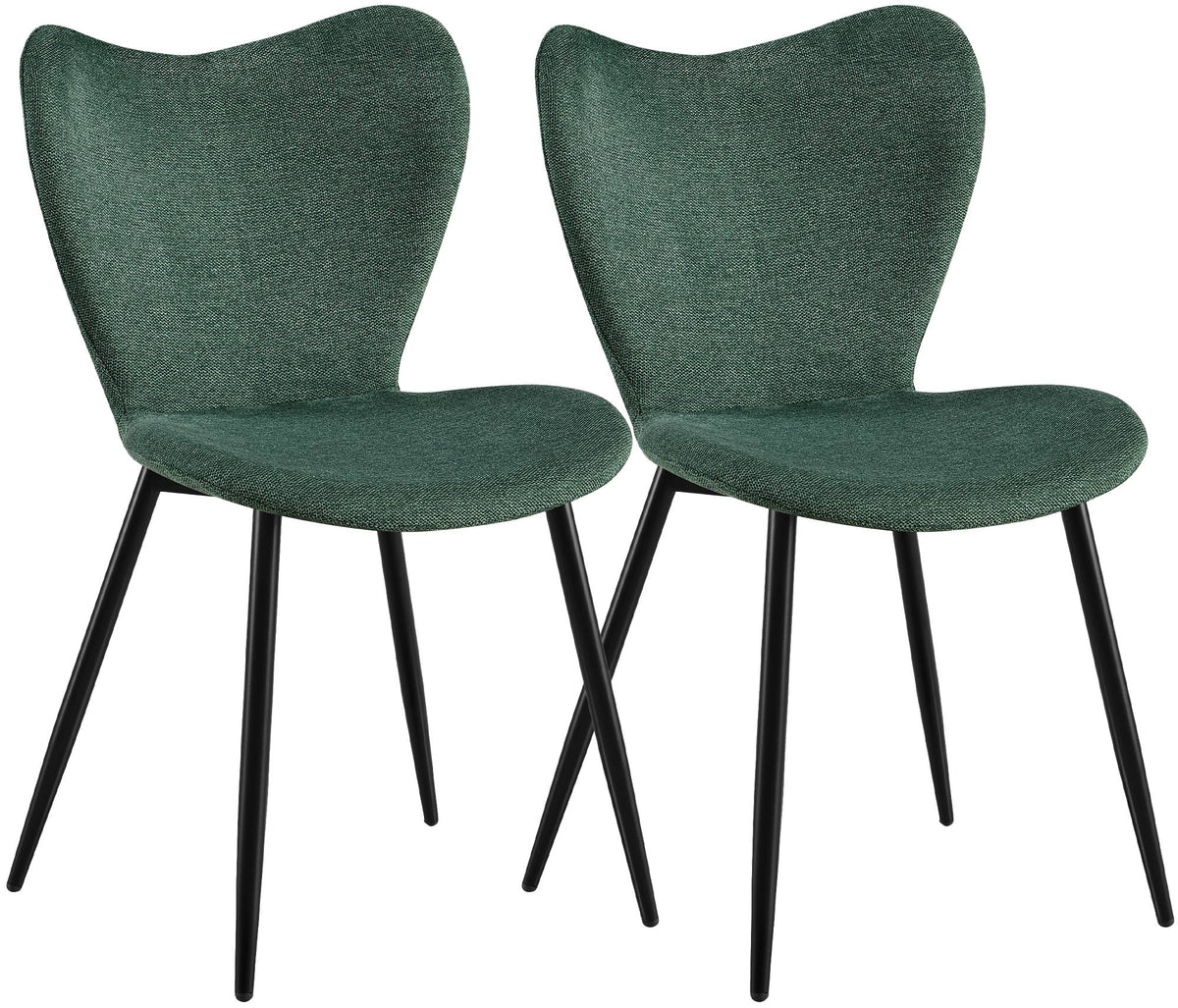 2er Set Esszimmerstuhl Maika Stoff – Ansicht 15