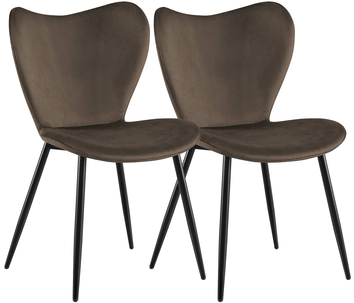 2er Set Esszimmerstuhl Maika Samt – Ansicht 8