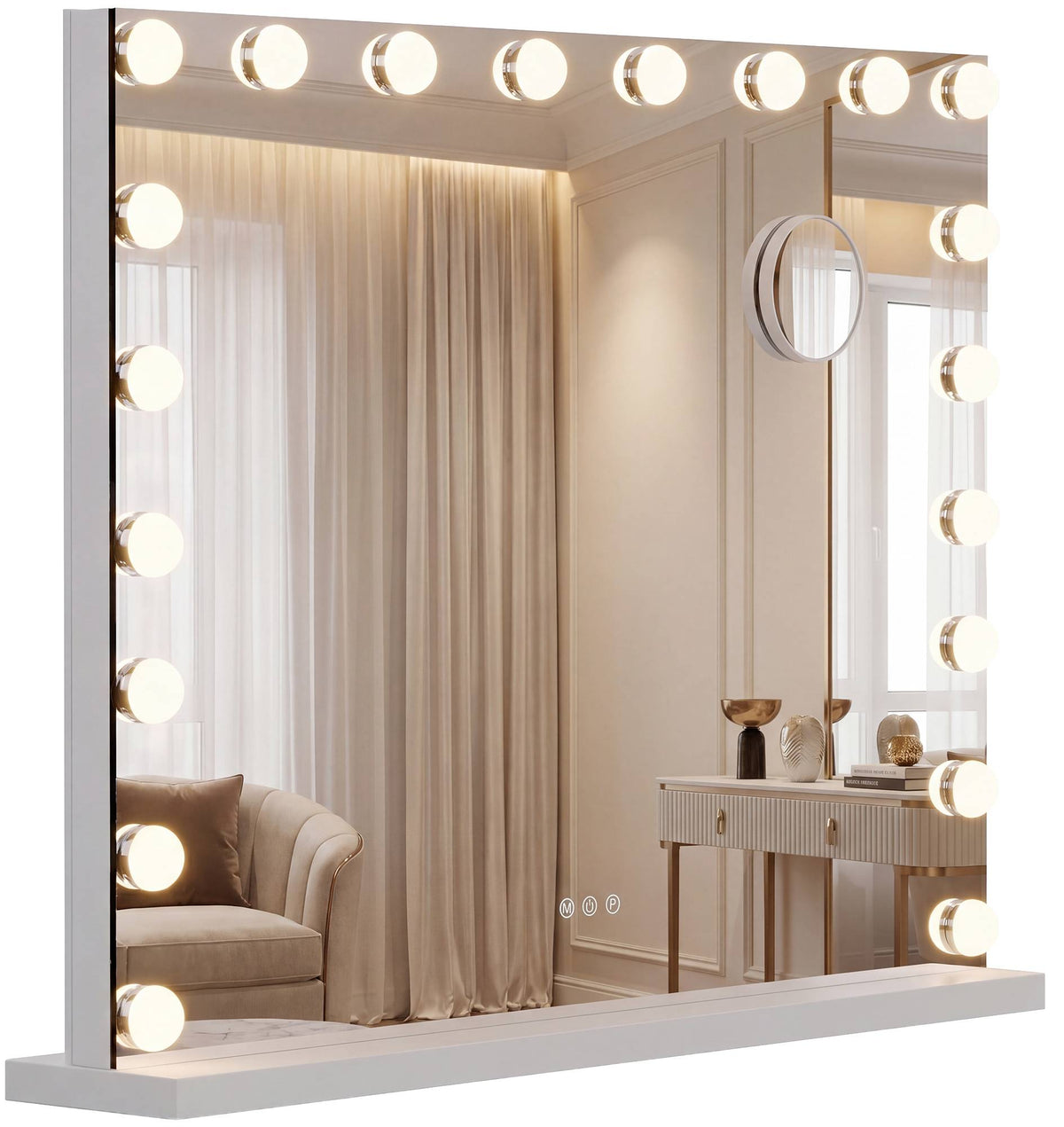 Schminkspiegel Norlina mit Bluetooth – Ansicht 2