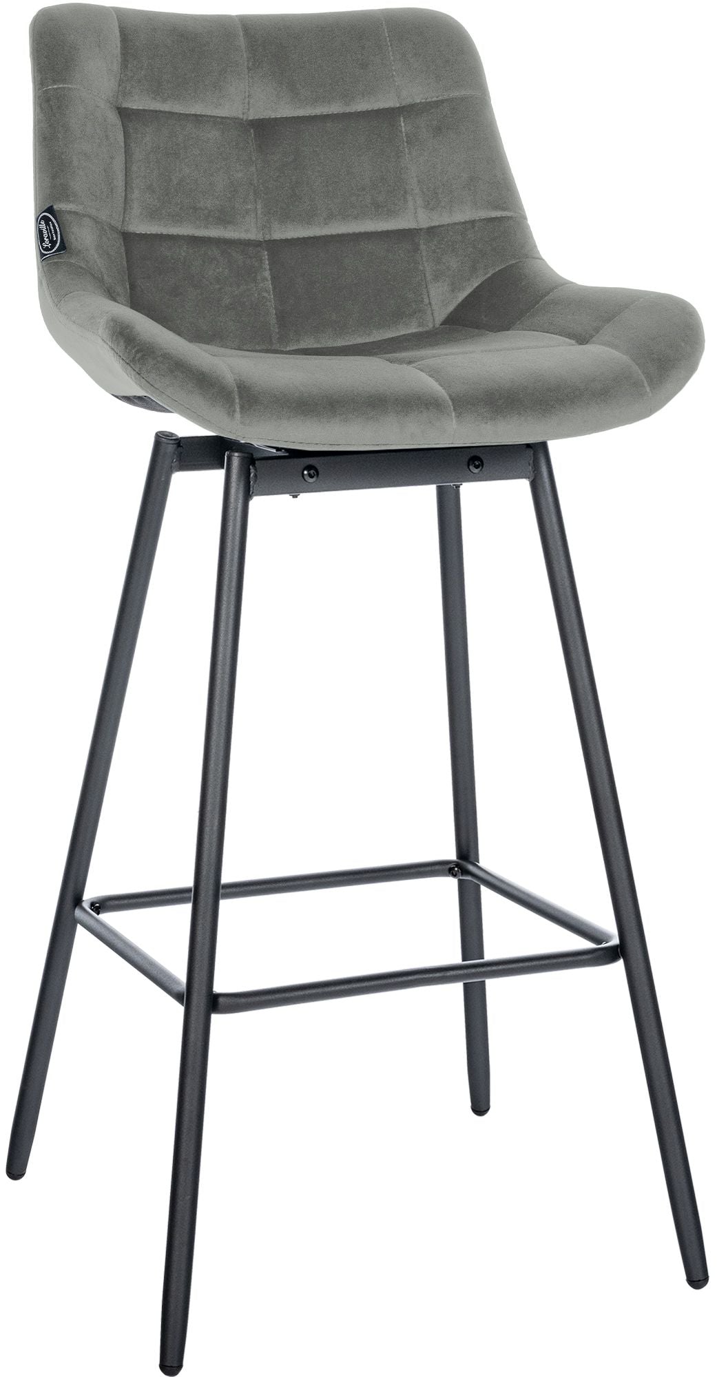 Barhocker Weston Schwenkbar Samt – Ansicht 15
