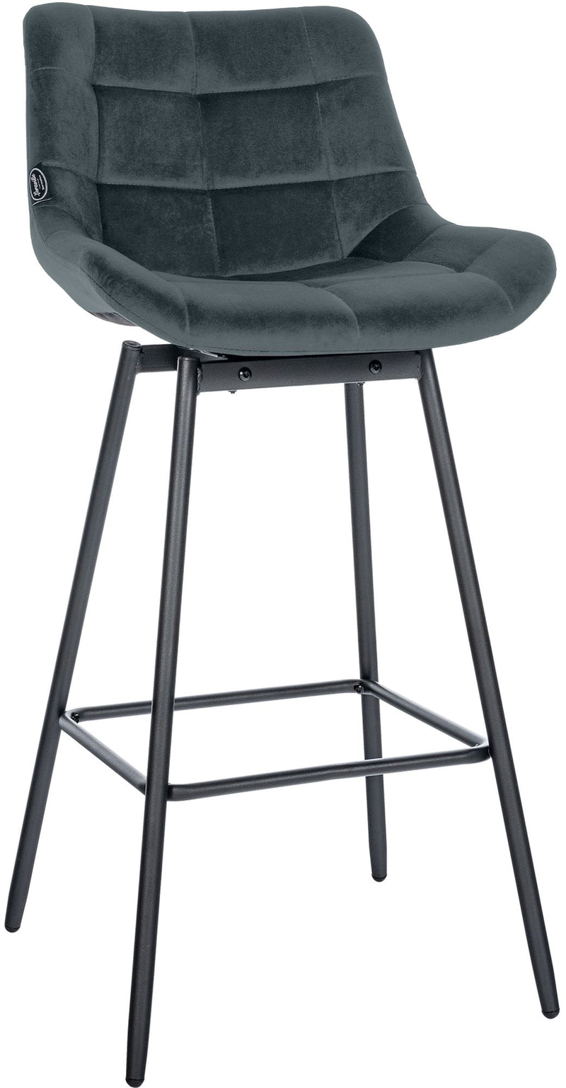 Barhocker Weston Schwenkbar Samt