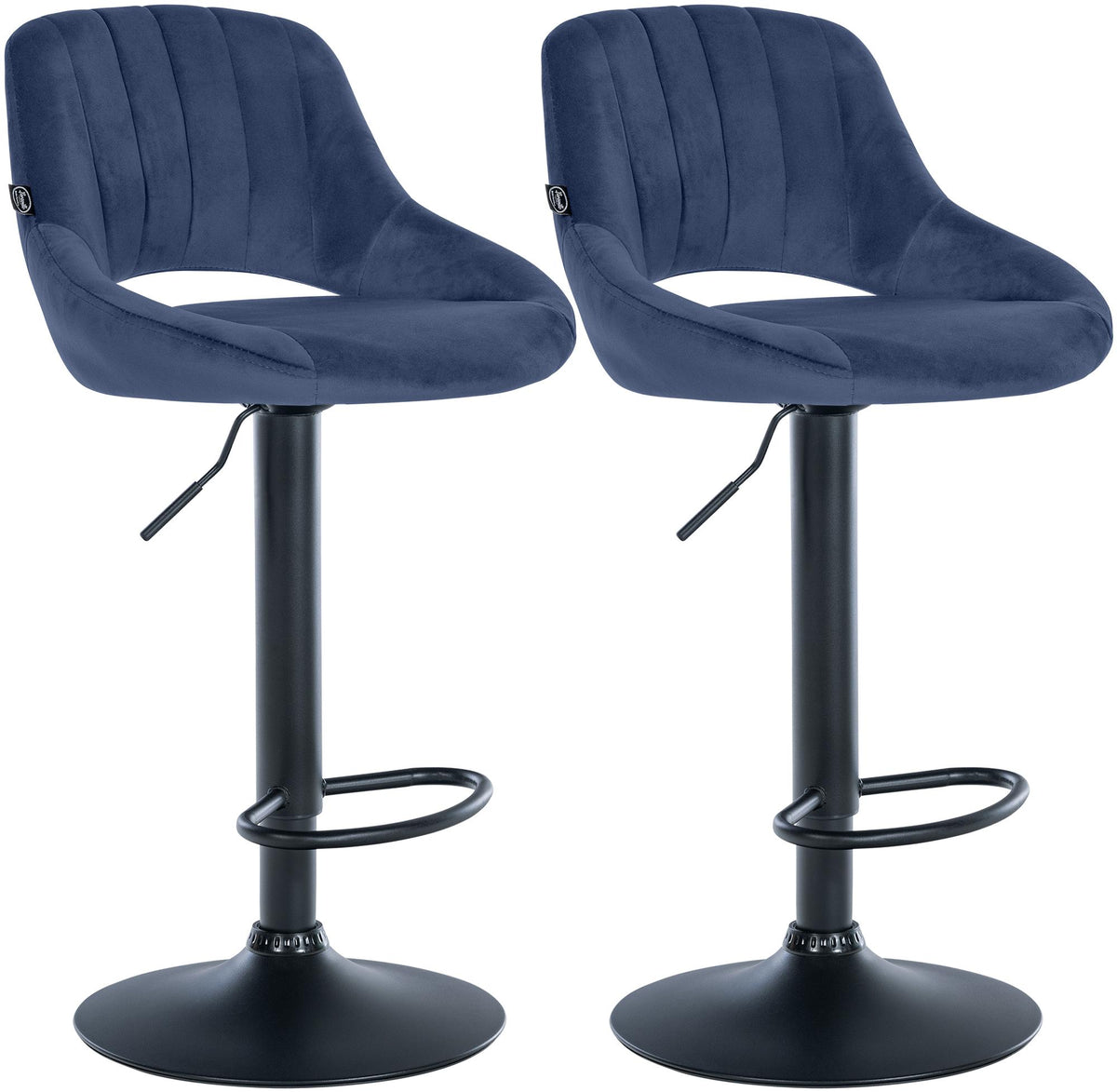 2er Set Barhocker Milet Samt B
