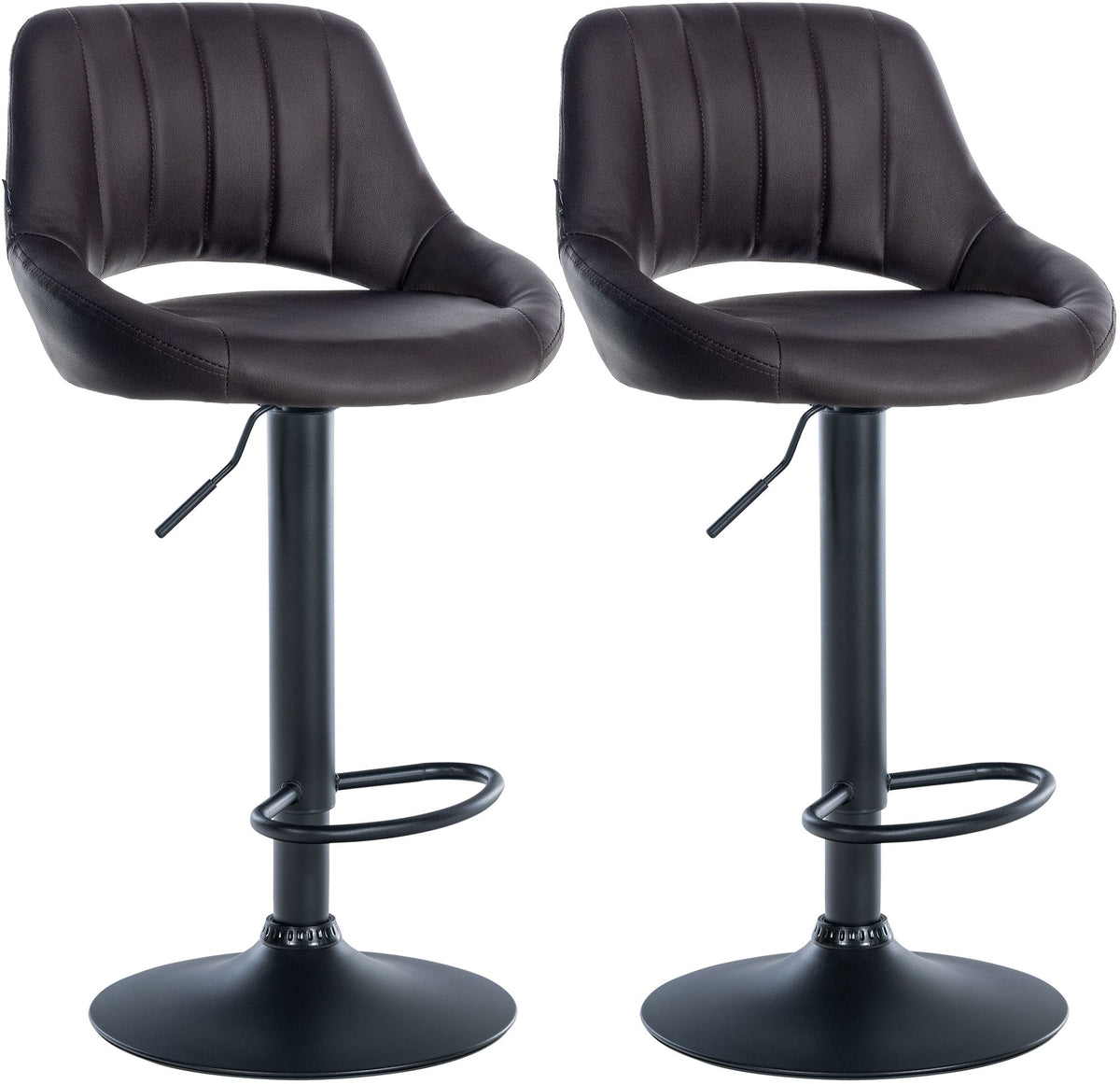 2er Set Barhocker Milet Kunstleder B