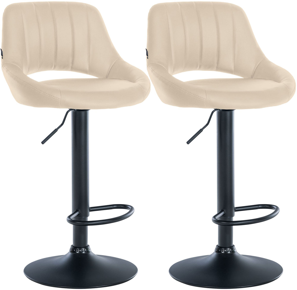2er Set Barhocker Milet Kunstleder B – Ansicht 8