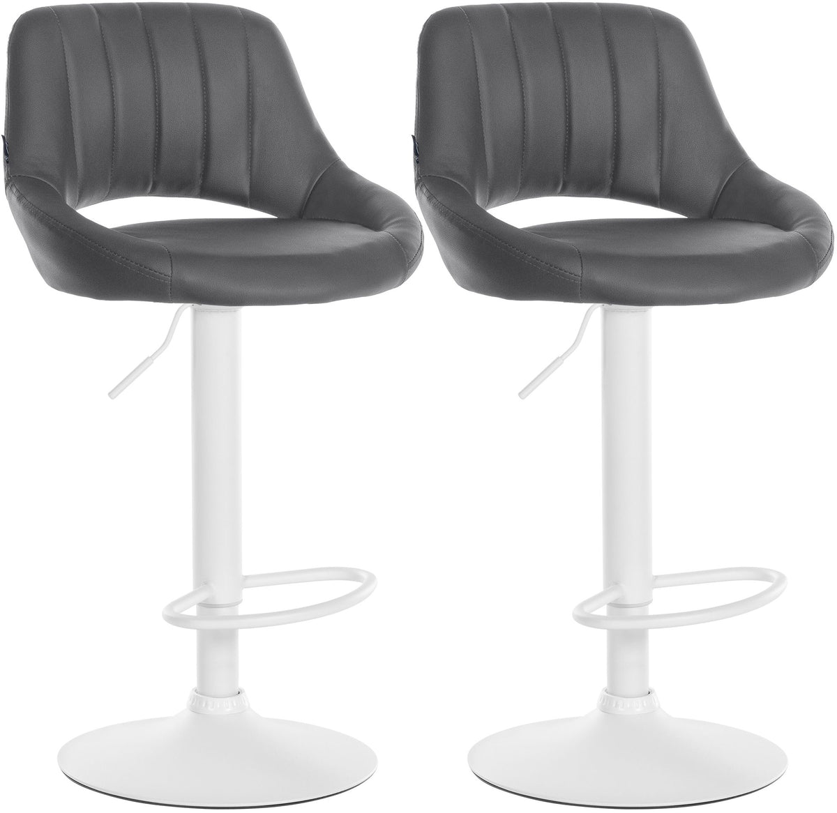 2er Set Barhocker Milet Kunstleder W – Ansicht 15