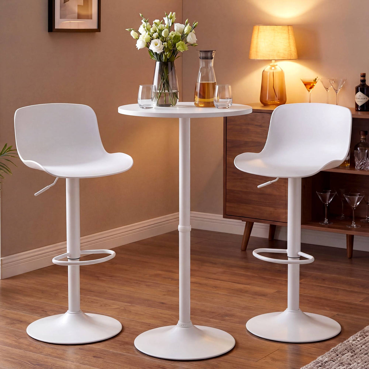 2er Bartisch Set Velor Kunststoff – Ansicht 11