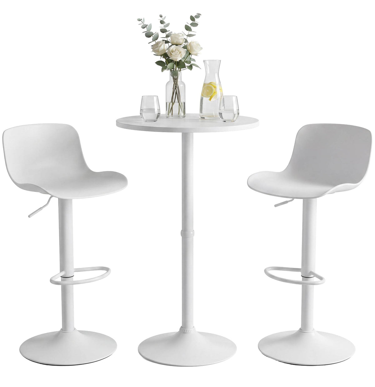 2er Bartisch Set Velor Kunststoff – Ansicht 8