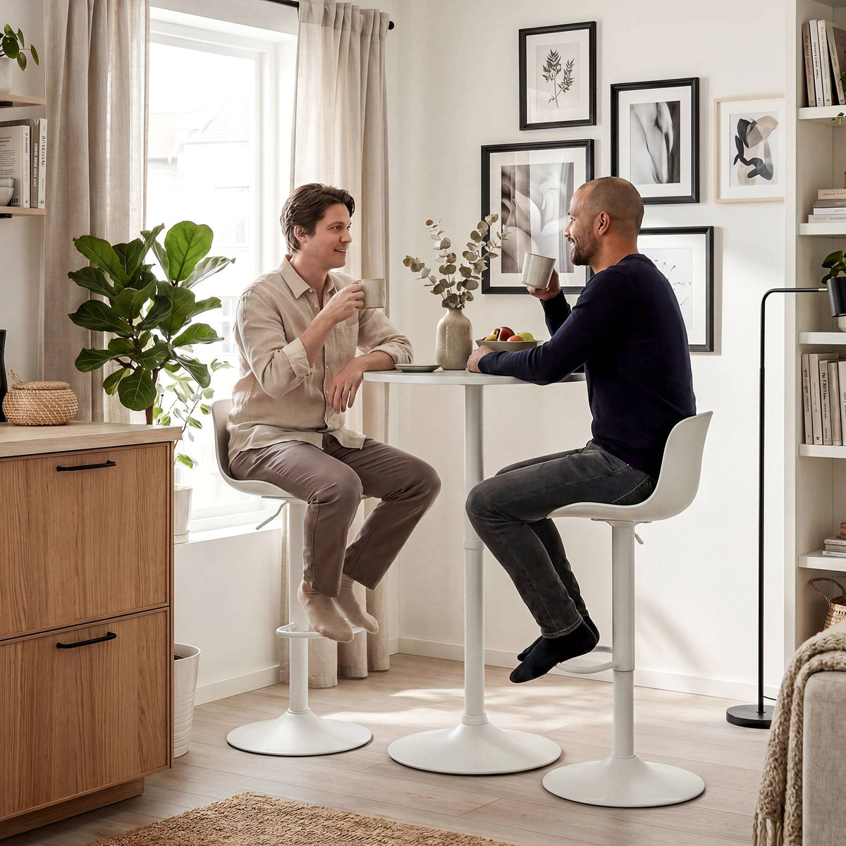 2er Bartisch Set Velor Kunstleder – Ansicht 10
