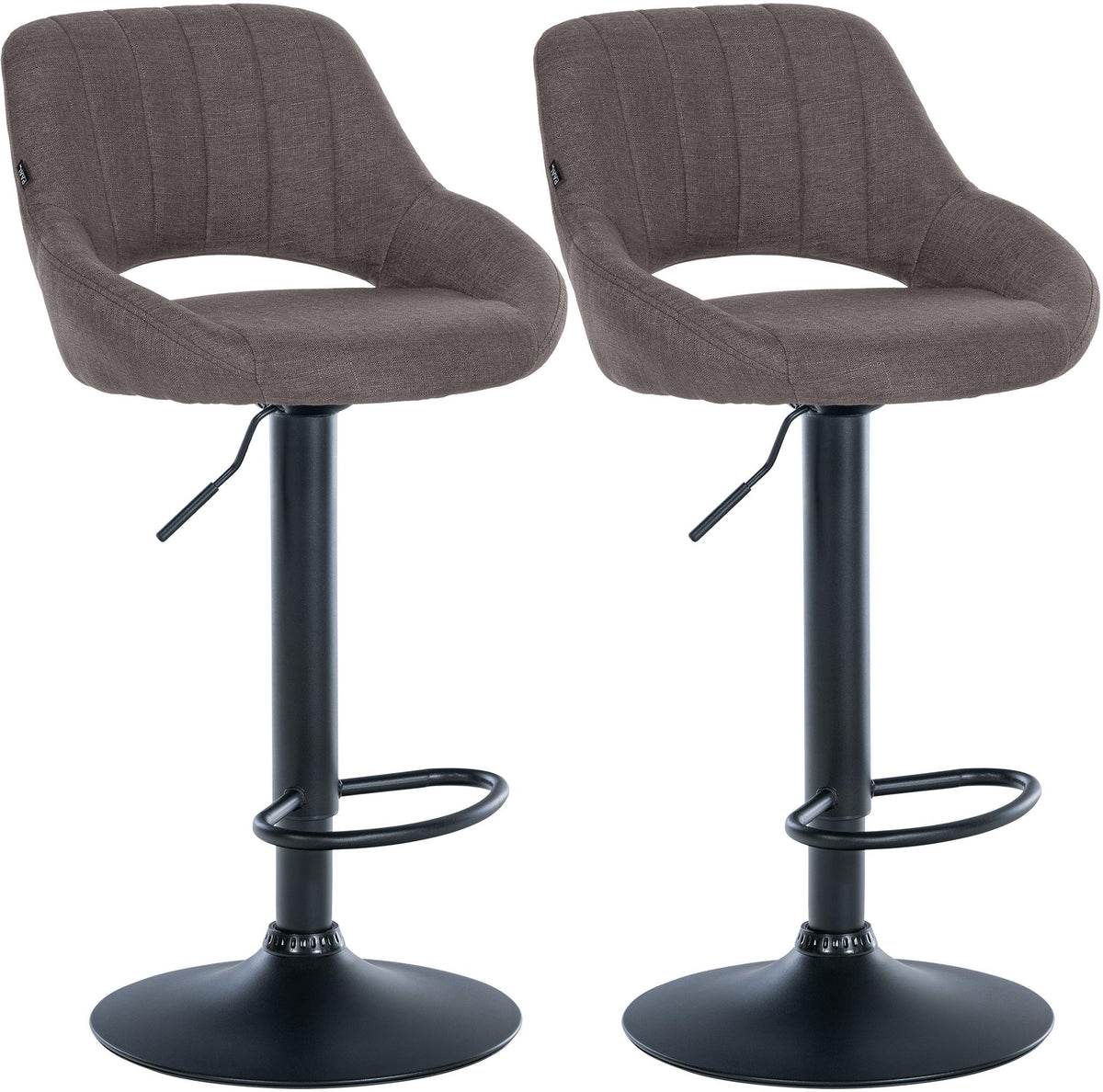 2er Set Barhocker Milet Stoff B