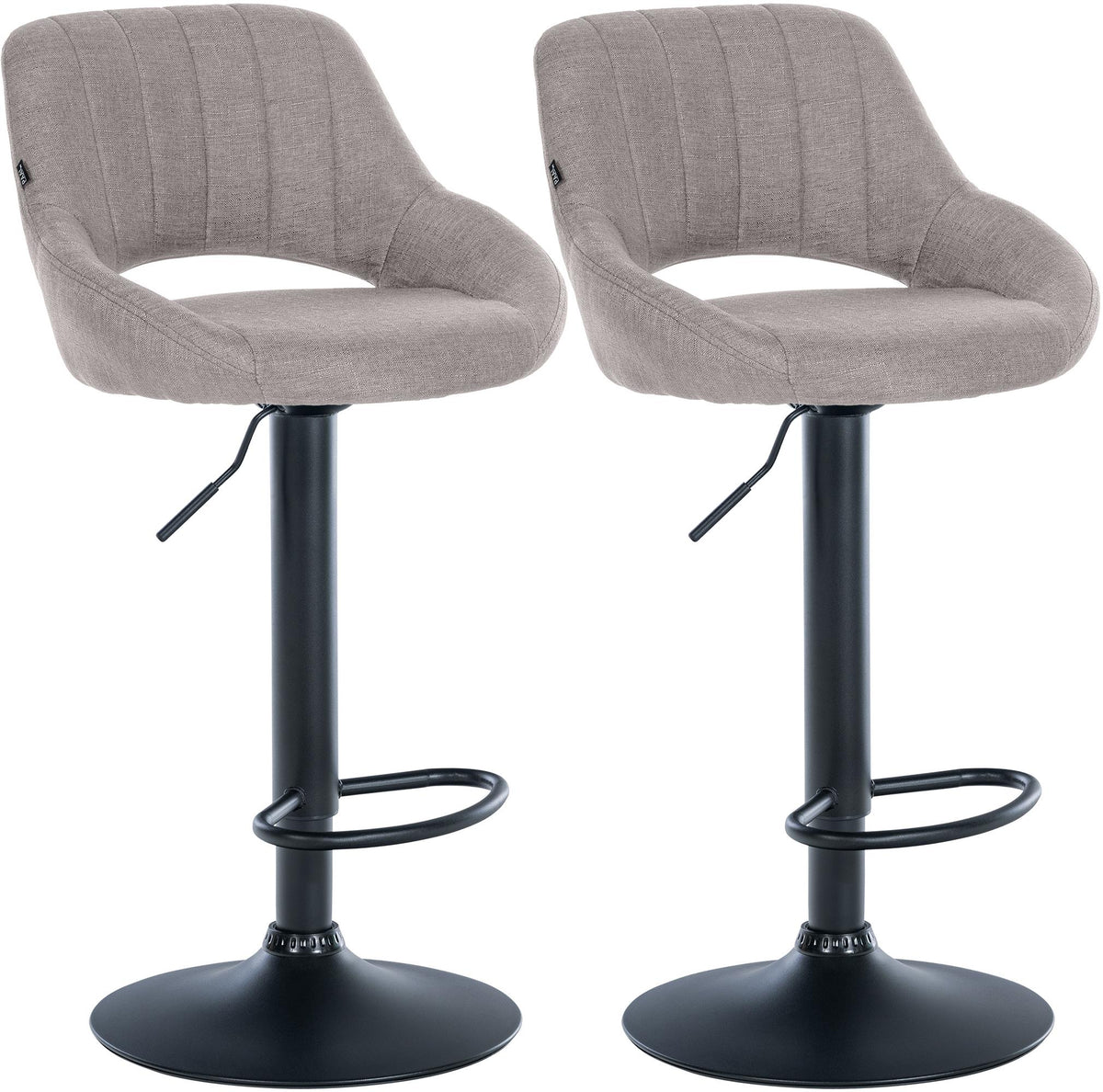 2er Set Barhocker Milet Stoff B – Ansicht 15