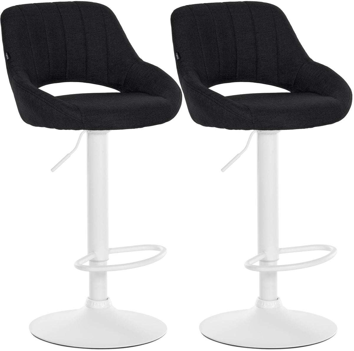 2er Set Barhocker Milet Stoff W