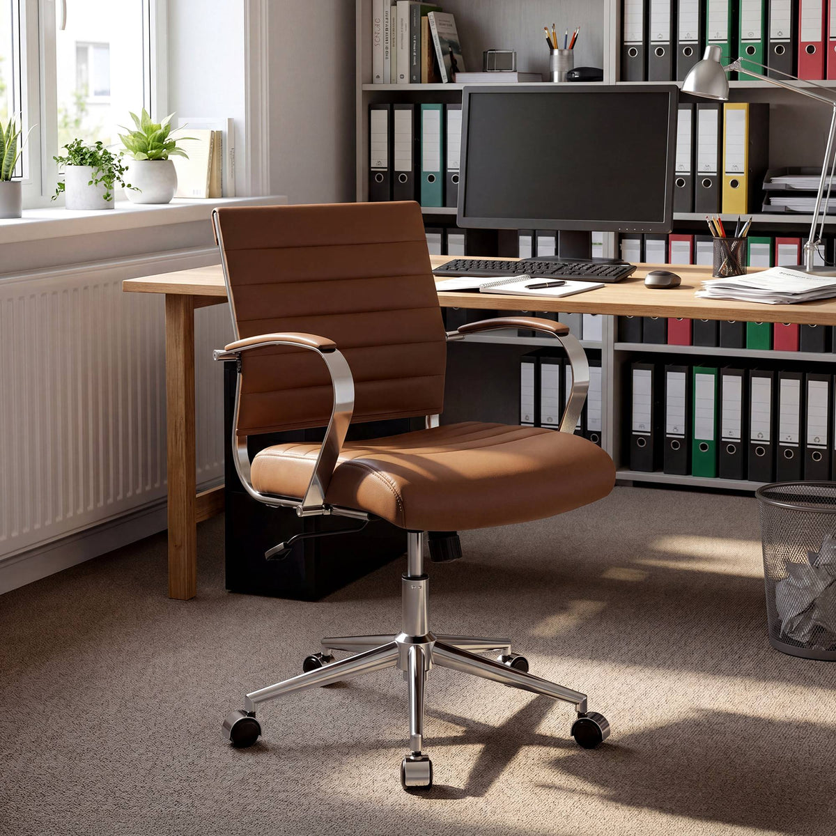 Bürostuhl Oakland Echtleder – Ansicht 9