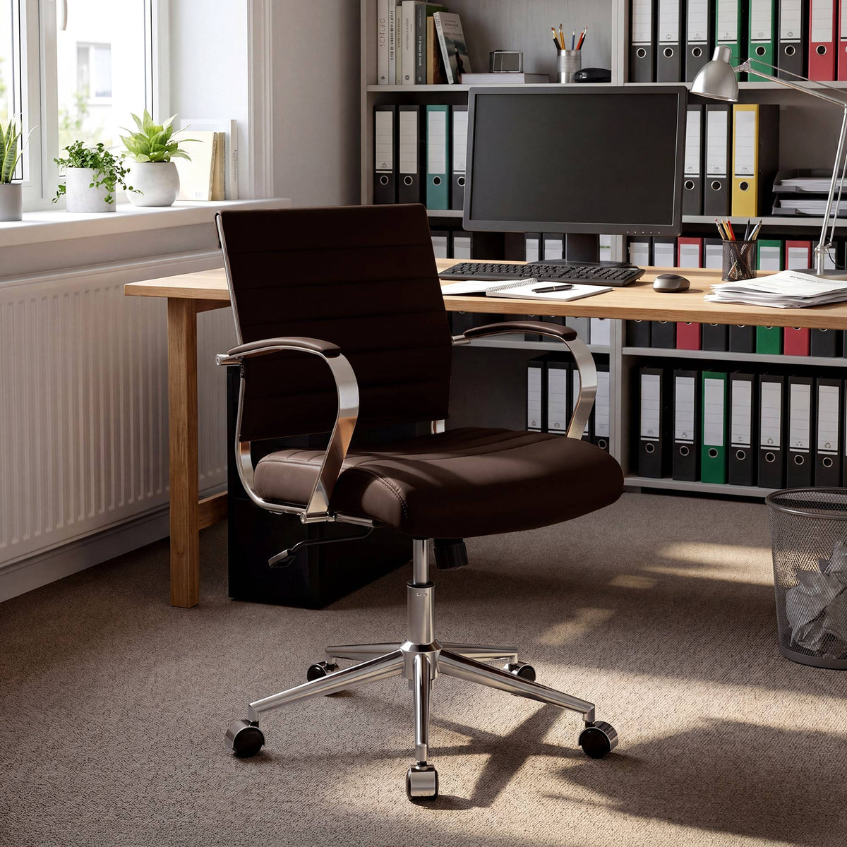 Bürostuhl Oakland Echtleder – Ansicht 16