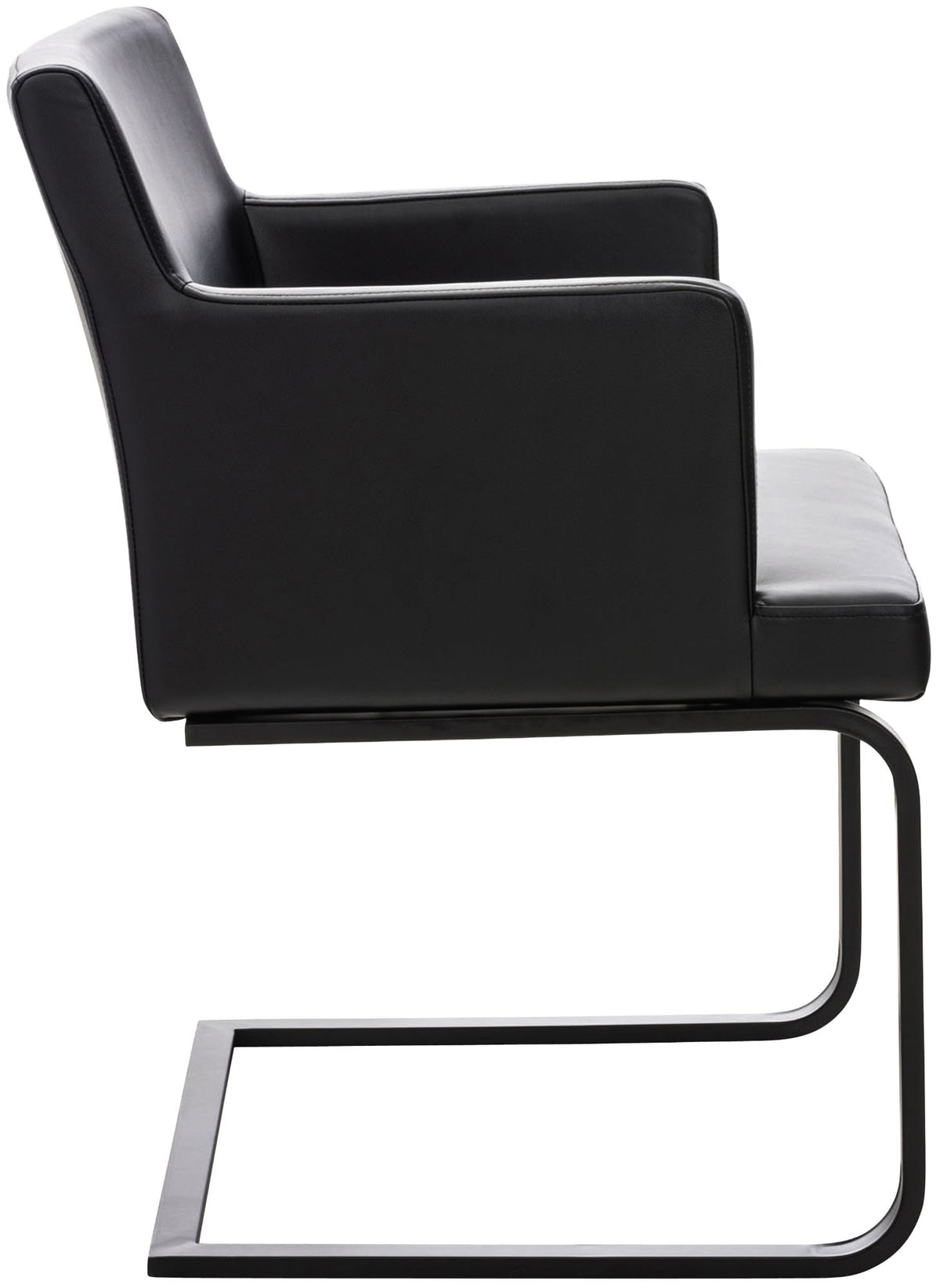Esszimmerstuhl Zavor Kunstleder schwarz – Ansicht 4