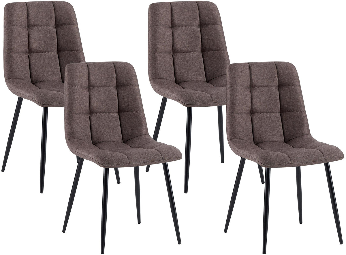 4er Set Esszimmerstühle Asti Stoff – Ansicht 15
