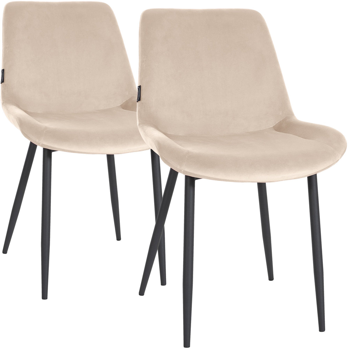 2er Set Esszimmerstühle Victoria Samt