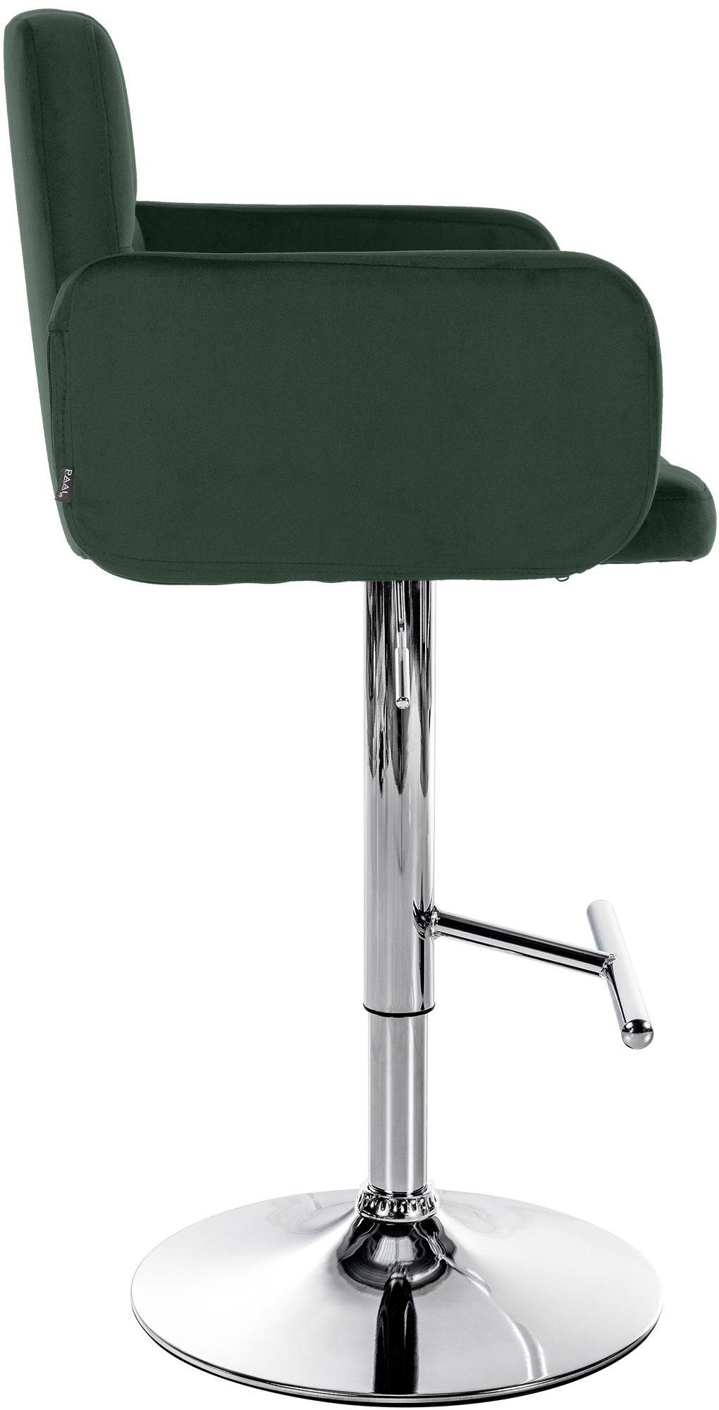 Barhocker Los Angeles Samt chrom – Ansicht 5