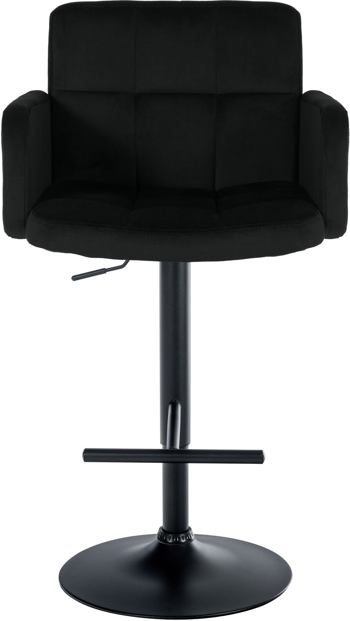 Barhocker Los Angeles Samt schwarz – Ansicht 11