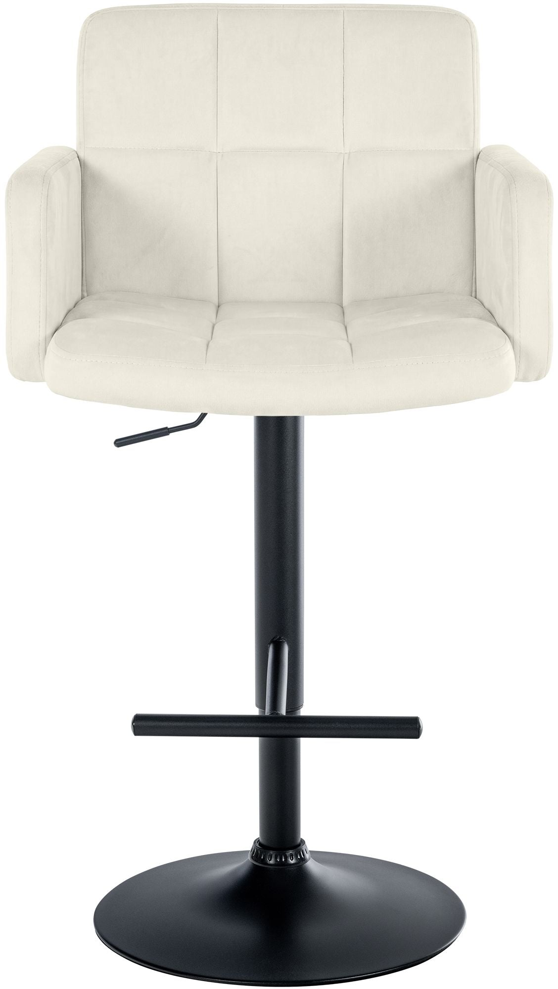 Barhocker Los Angeles Samt schwarz – Ansicht 18