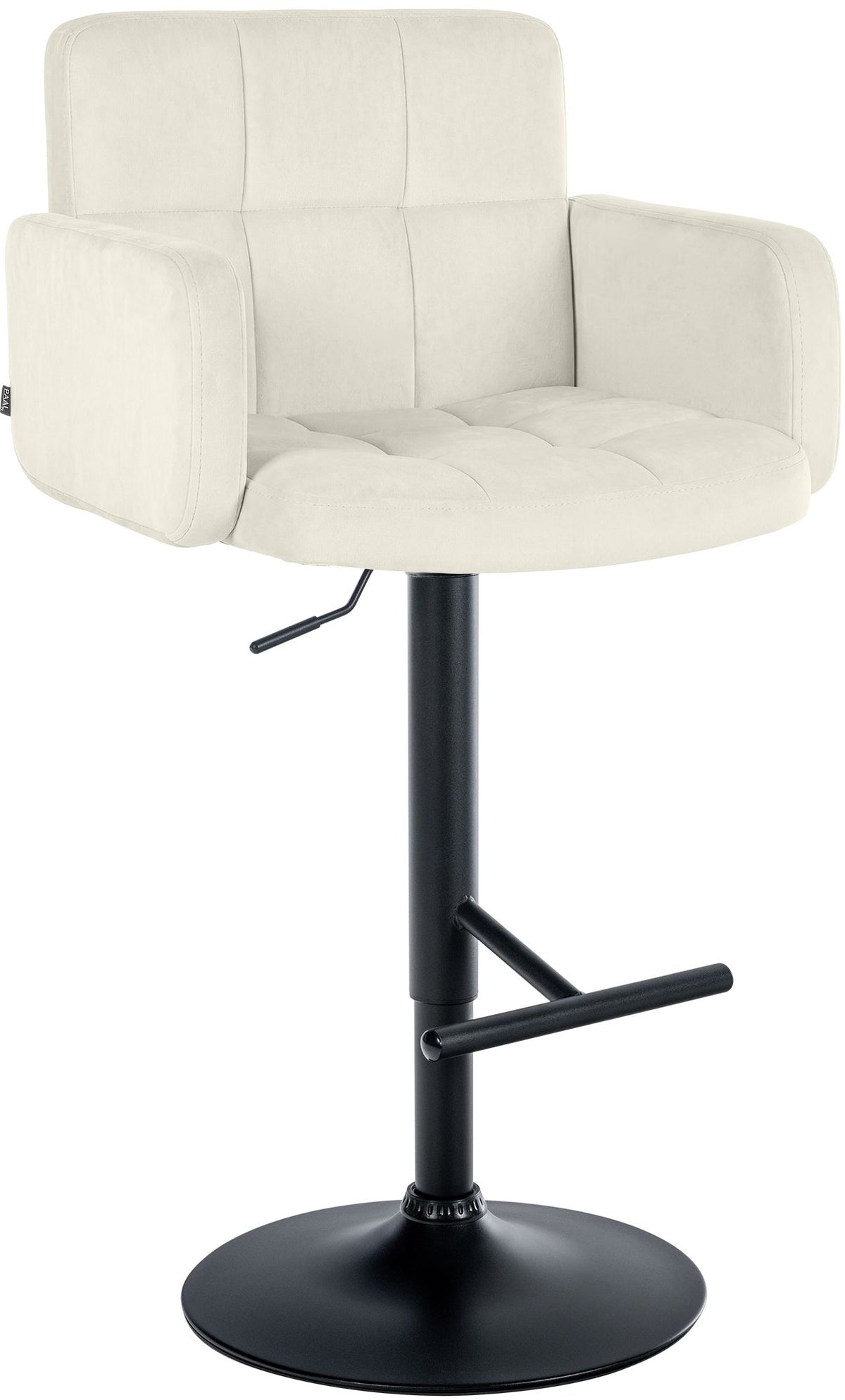 Barhocker Los Angeles Samt schwarz – Ansicht 15
