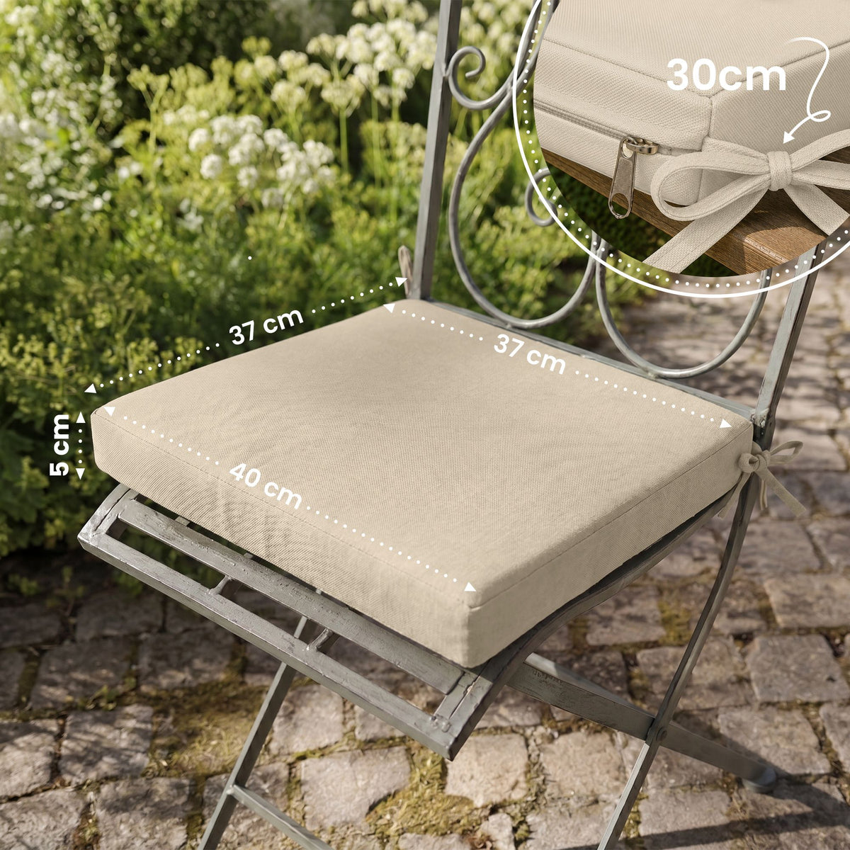 Sitzkissen Stuhl Sibell/Kiran – Ansicht 9