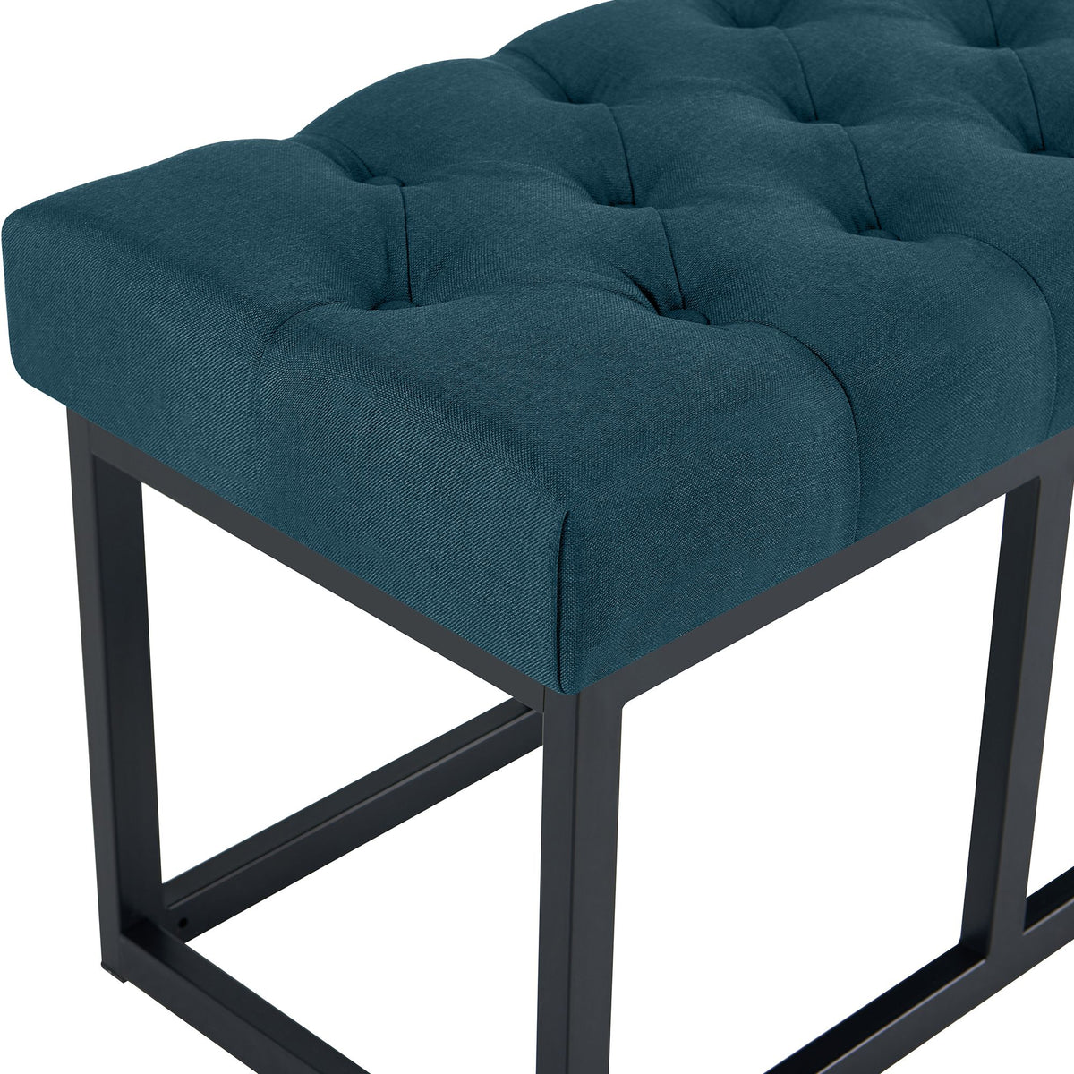 Sitzbank Amun Stoff Schwarz 120 cm – Ansicht 6