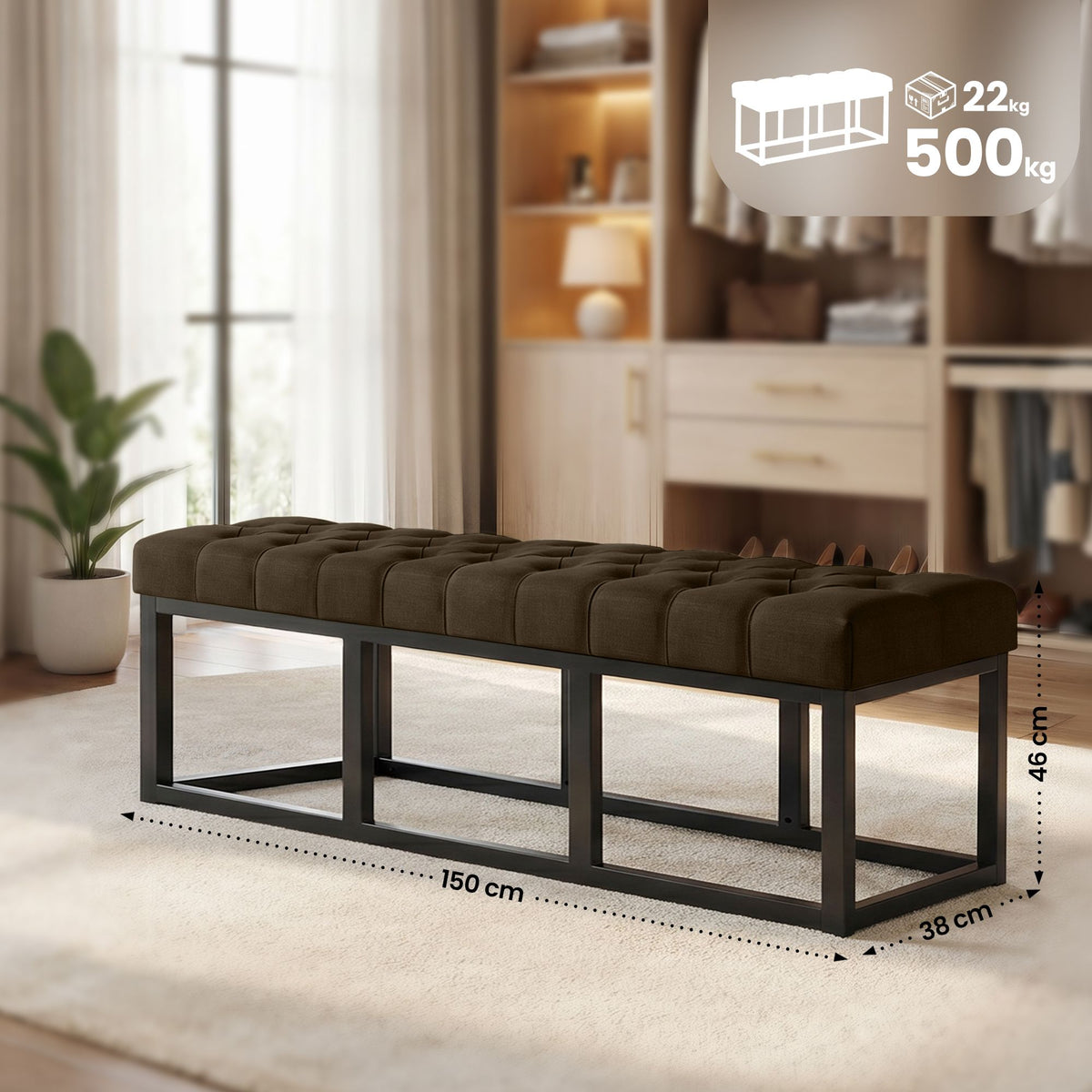 Sitzbank Amun Stoff B150 – Ansicht 2