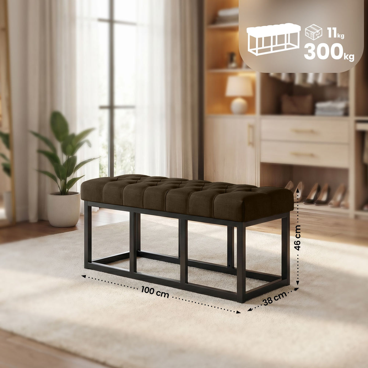 Sitzbank Amun Stoff B100 – Ansicht 2