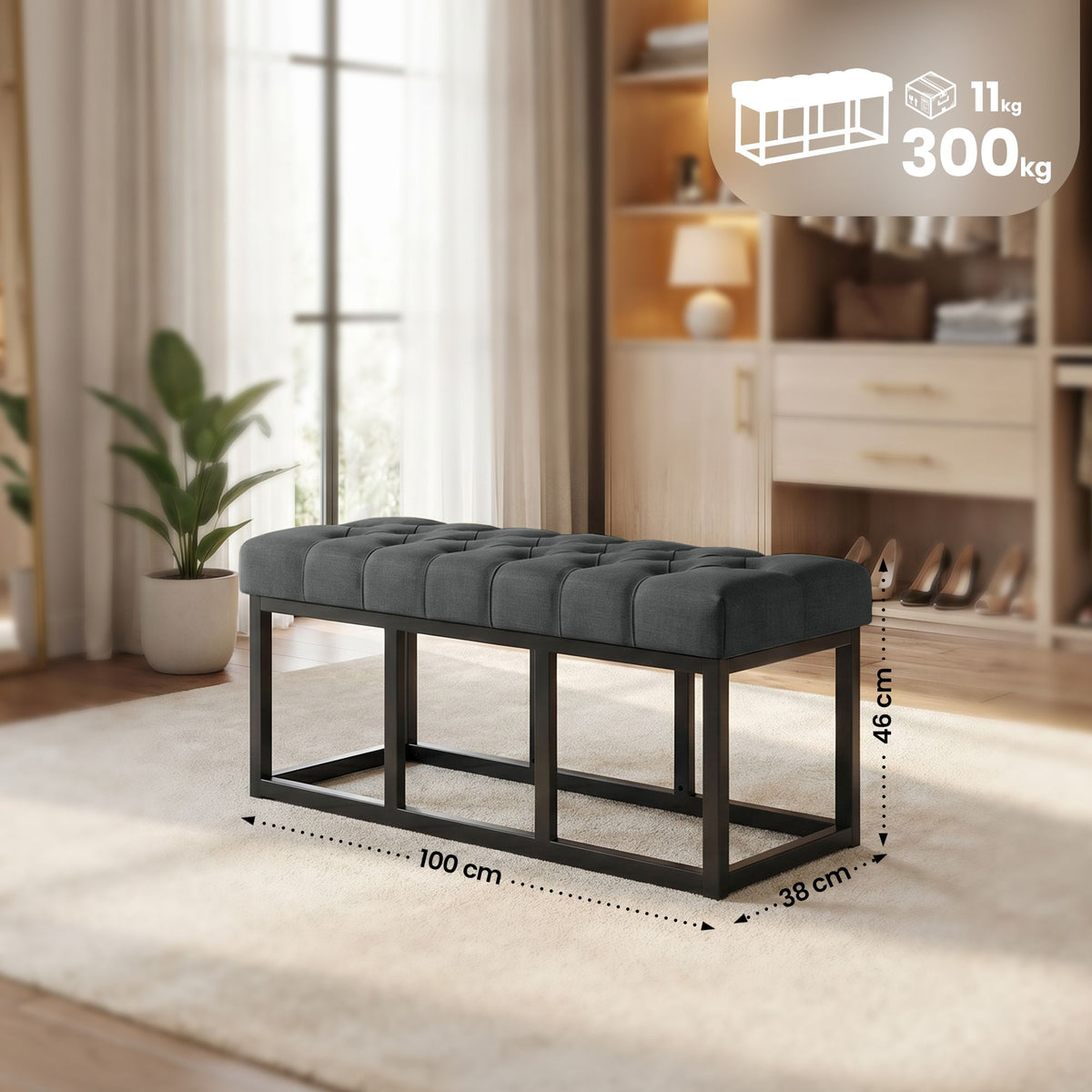 Sitzbank Amun Stoff B100 – Ansicht 16
