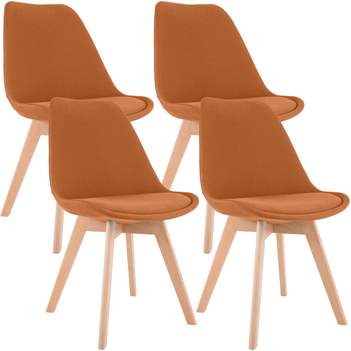 4er Set Stuhl Linares Stoff – Ansicht 15