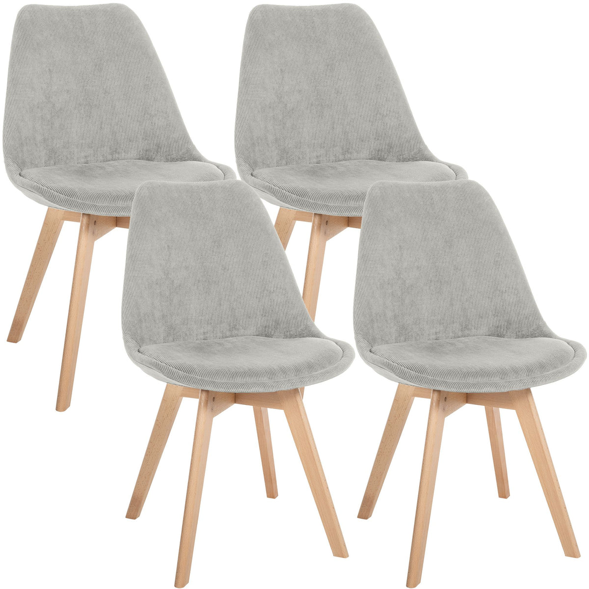 4er Set Stuhl Linares Cord – Ansicht 15