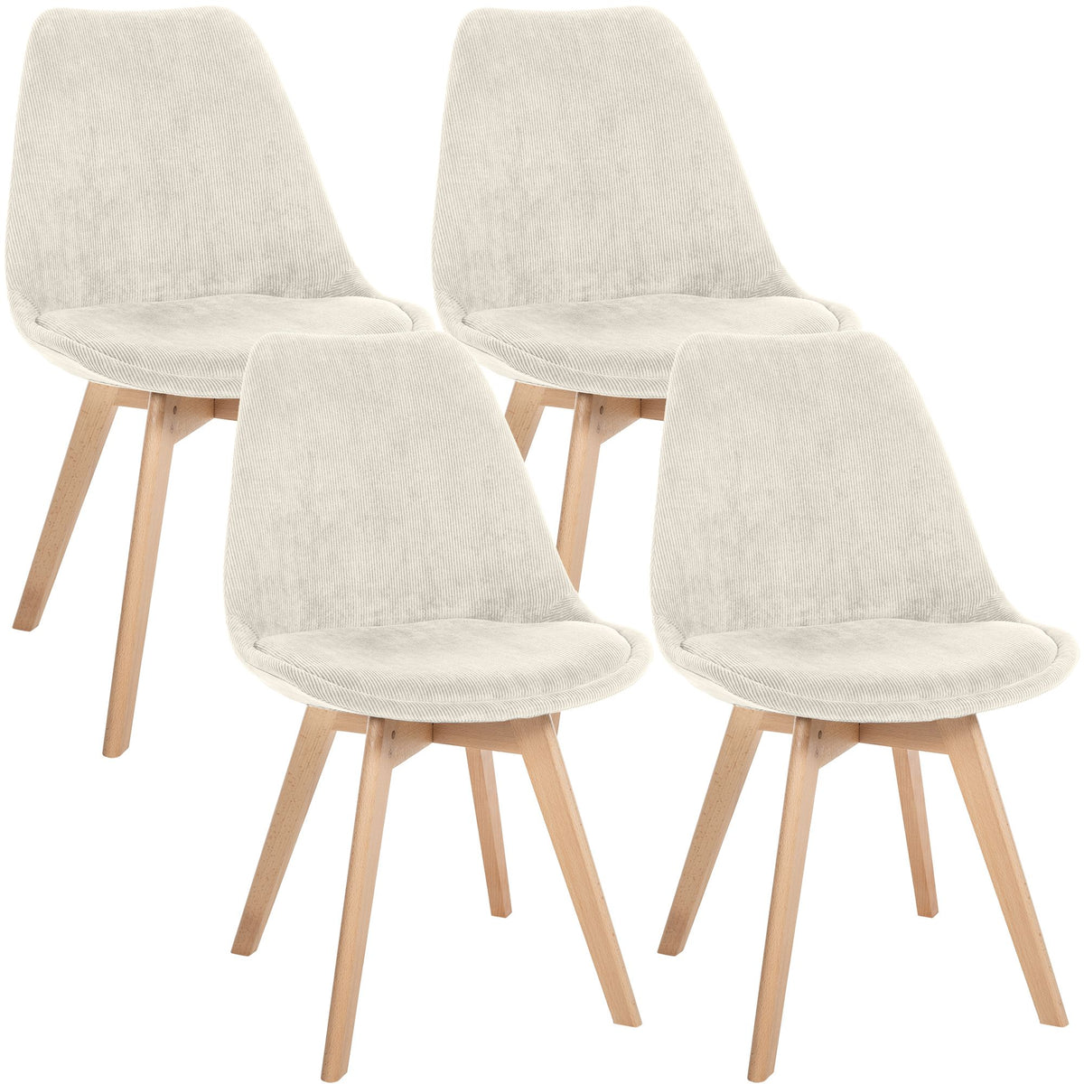 4er Set Stuhl Linares Cord – Ansicht 8