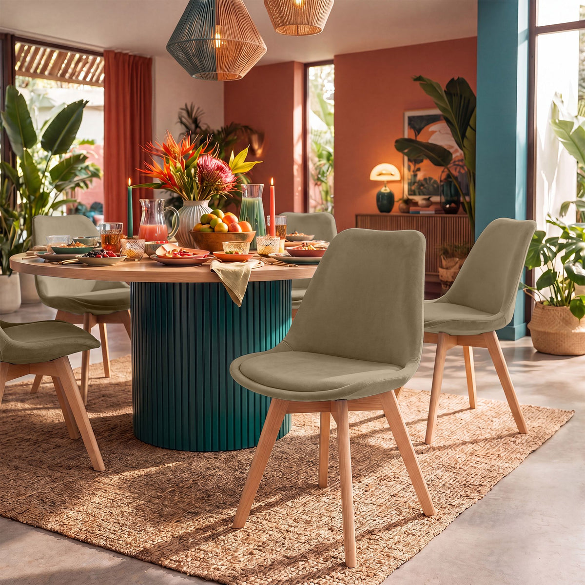 Stuhl Linares Samt – Ansicht 10