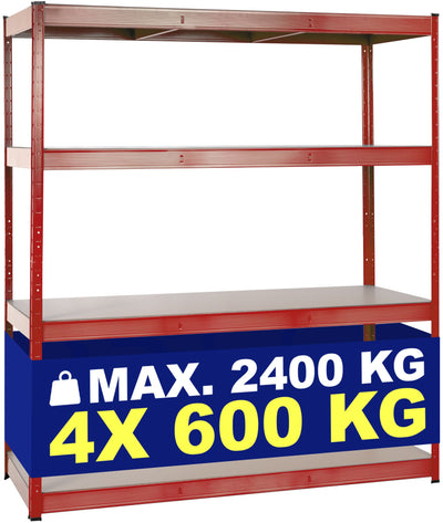 Schwerlastregal 160x60x180 cm