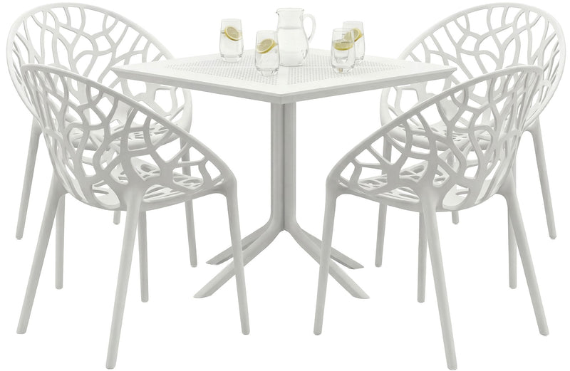 Gartenmöbel-Set Avara mit 4 Stühlen
